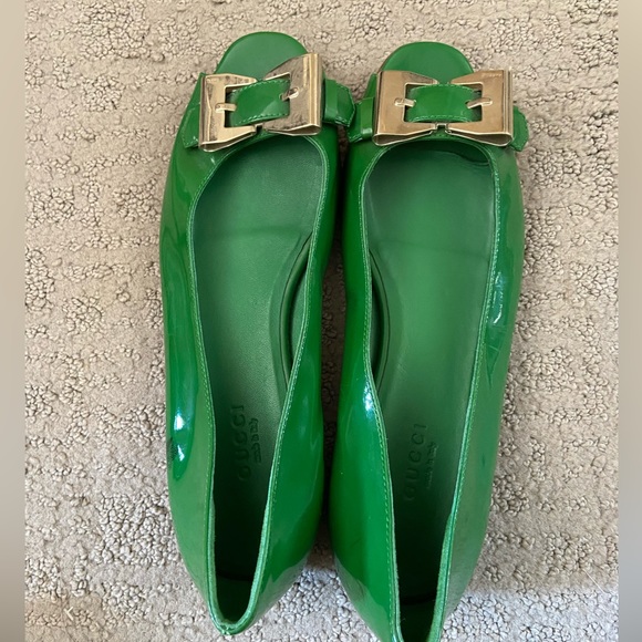 Gucci Green Womens Flats size 6 - Picture 3 of 5